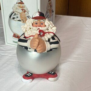 Department 56 Noel Ornament Time Out Santa With Box Vintage